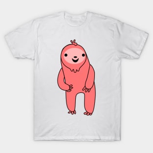 Excited Red Sloth T-Shirt